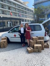 200 boxes of hand sanitizer donated to Gibraltar Red Cross